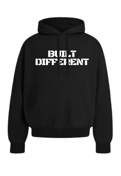 Built Different Logo Hoodie – Men’s Stylish Sweatshirt